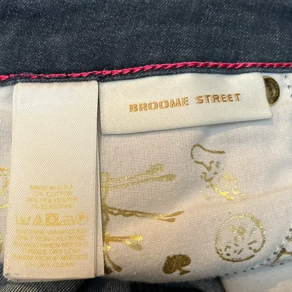 Kate Spade women's size 28 dark blue denim cropped jean EUC - Picture 5 of 6